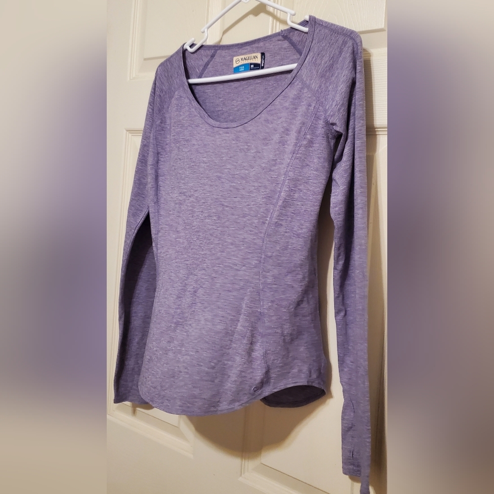 Magellan Shirt Womens Fish Gear Basic Classic Outdoors Long-Sleeve. Size XS